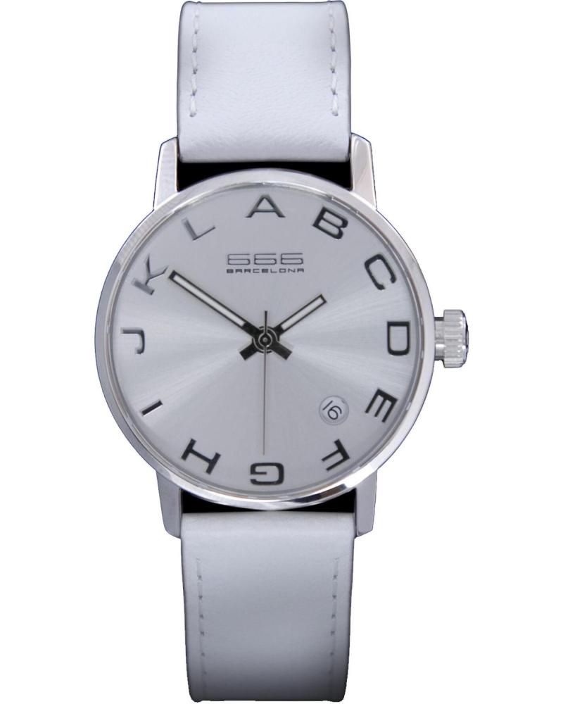 OROLOGIO 666BARCELONA BOLANCO 666-271 CON CINTURINO BIANCO BOLANCO