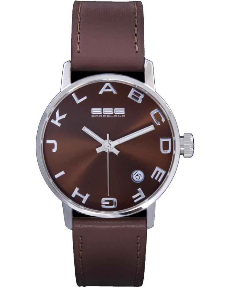 RELOJ 666BARCELONA MARRÓN 666-273 CON CORREA MARRÓN MARRON