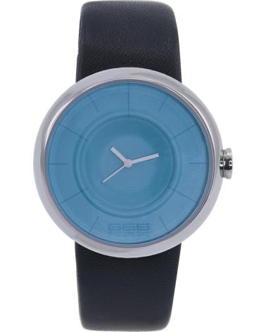 RELOJ 666BARCELONA 666-293 CON ESFERA AZUL Y CORREA NEGRA NEGRO