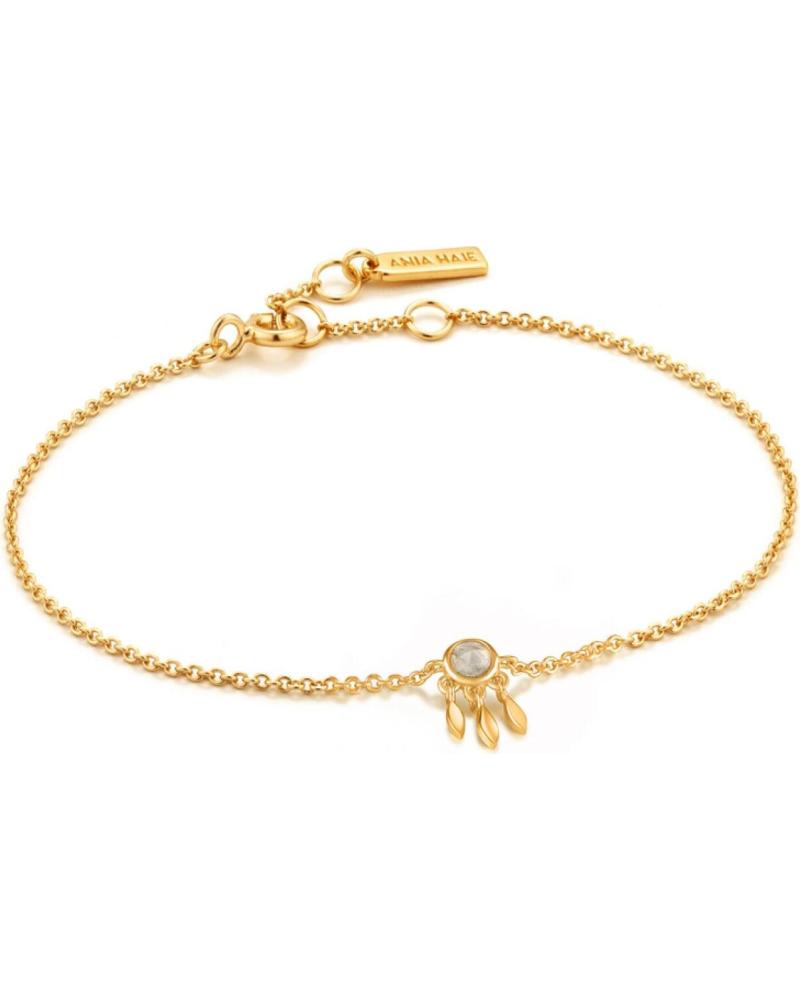 BRACCIALE SOTTILE ANIA HAIE B026-02G DORATO CON CHARM TESTURIZZATO