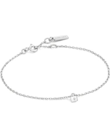 BRACCIALE SOTTILE ANIA HAIE B032-02H ARGENTATO CON CHARM