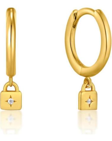 ANIA HAIE ORECCHINI MINI CERCHIO CON LUCCHETTO E032-01G