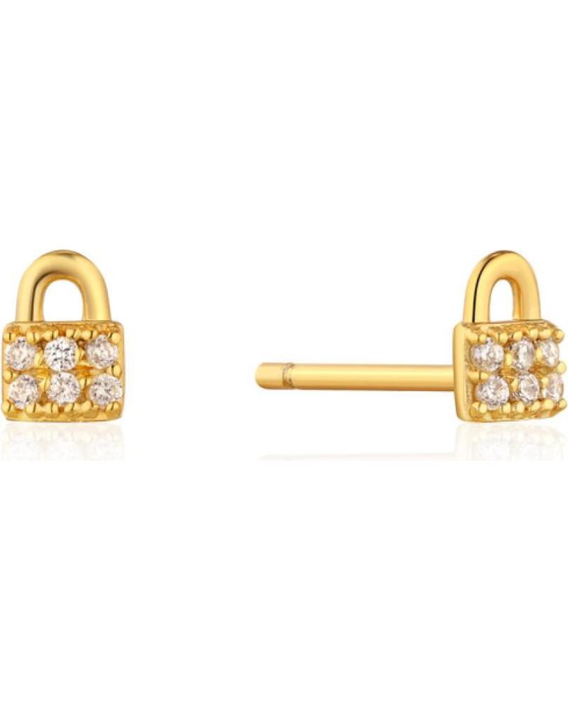 ANIA HAIE E032-03G OHRRINGE VORHÄNGESCHLOSS GOLD MIT ZIRKONIA