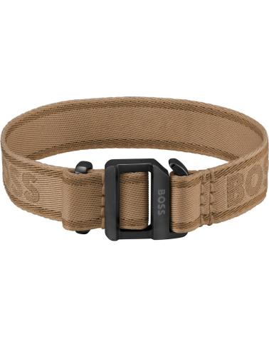 BRACCIALE BOSS 1580499 MARRONE IN NYLON CON FIBBIA METALLICA MARRON