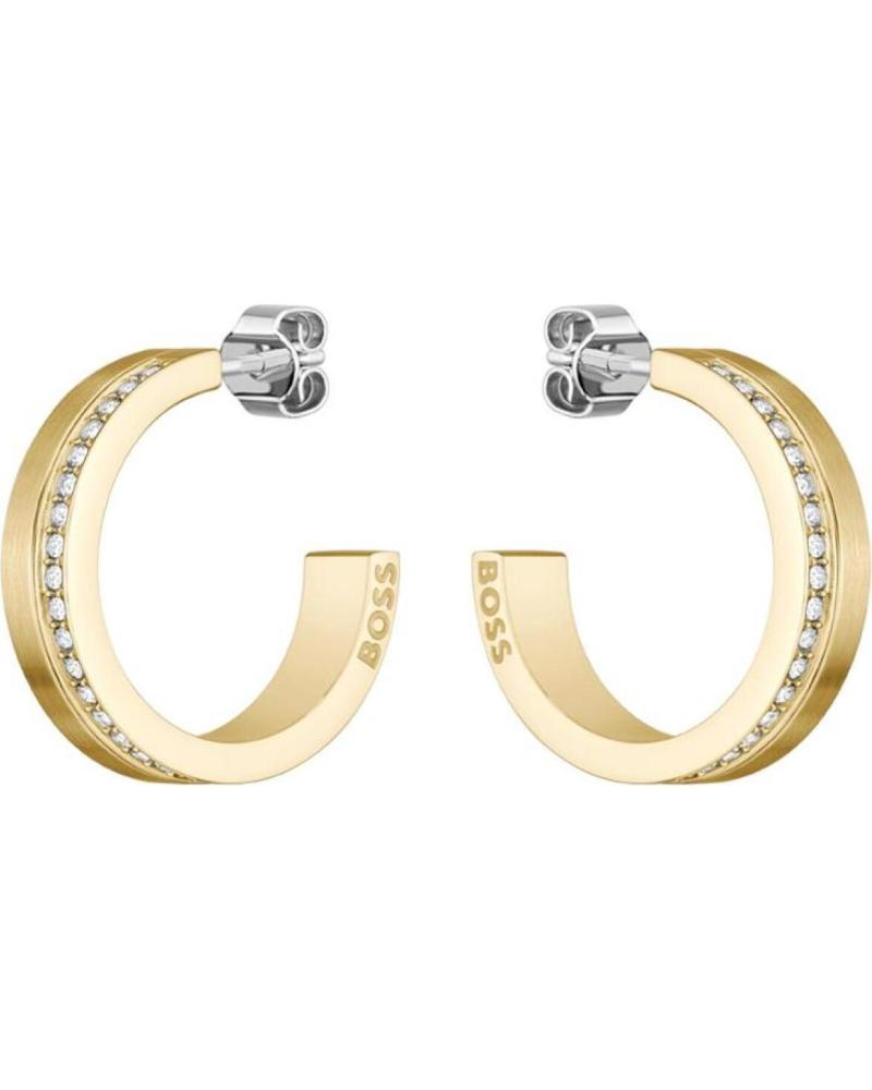 PENDIENTES DE ARO BOSS 1580522 DORADOS