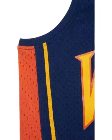 CAMISA MITCHELL & NESS STEPHEN CURRY WARRIORS 2009 RETRO AZUL AZUL