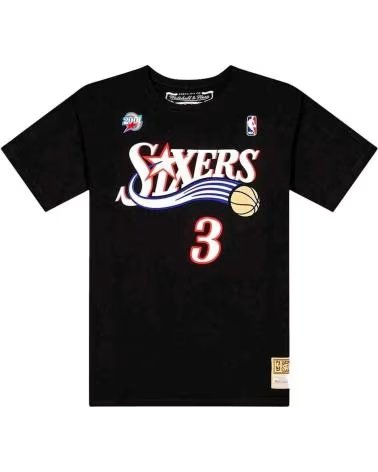 MITCHELL  NESS MITCHELL & NESS NBA TRIKOT 76ERS ALLEN IVERSON SCHWARZ NEGRO