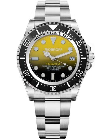 BOBROFF BF0008 UHR MIT GRAUEM FARBVERLAUF-ZIFFERBLATT GRIS