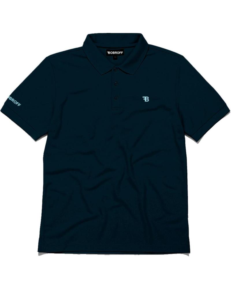 BOBROFF POLO-NAVY-3XL