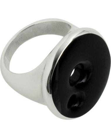 ANEL BREIL TJ0826 TAMANHO 13 COM DESIGN OVAL PRETO