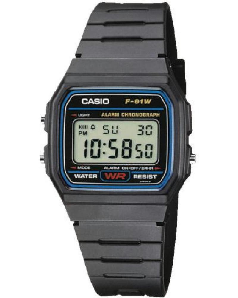 CASIO F-91W-1YEG NEGRO