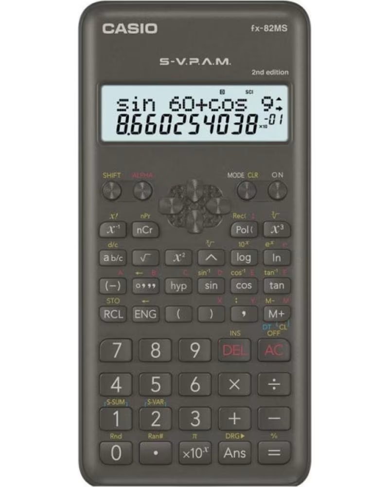 CASIO CALCOLATRICE SCIENTIFICA FX-82MS-2