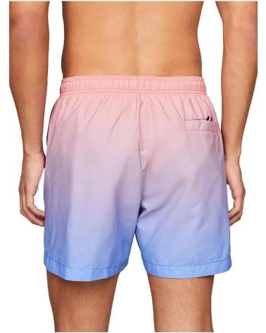 TOMMY HILFIGER SWIM SHORTS UM0UM03266 PINK AND BLUE GRADIENT ROSA