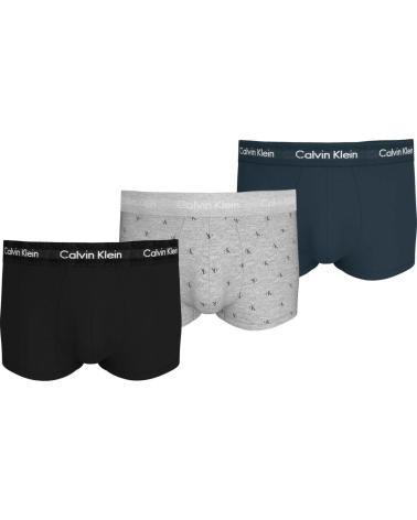CALVIN KLEIN 3-PACK BOXERS U2664GQY5 ASSORTED COLORS VARIOS COLORES