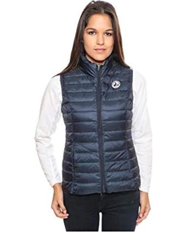 JOTT LEICHTE DAUNENWESTE SEIDENMARINEBLAU AZUL