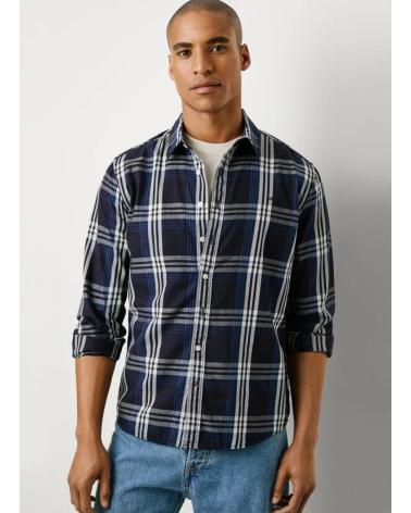 CAMICIA A QUADRI PEPE JEANS PM3090824 BLU AZUL