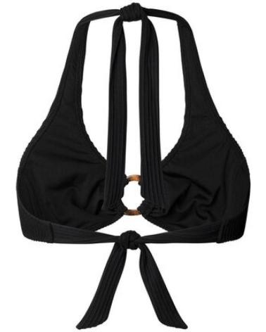 TOP BIKINI HALTER PEPE JEANS PLB10530 NERO NEGRO