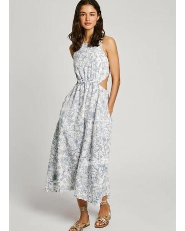 ABITO LUNGO CASUAL PEPE JEANS PL953701 BIANCO BLANCO