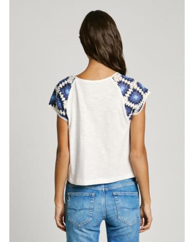 PEPE JEANS CAMISETAS DE CHICA PL506044 BLANCO