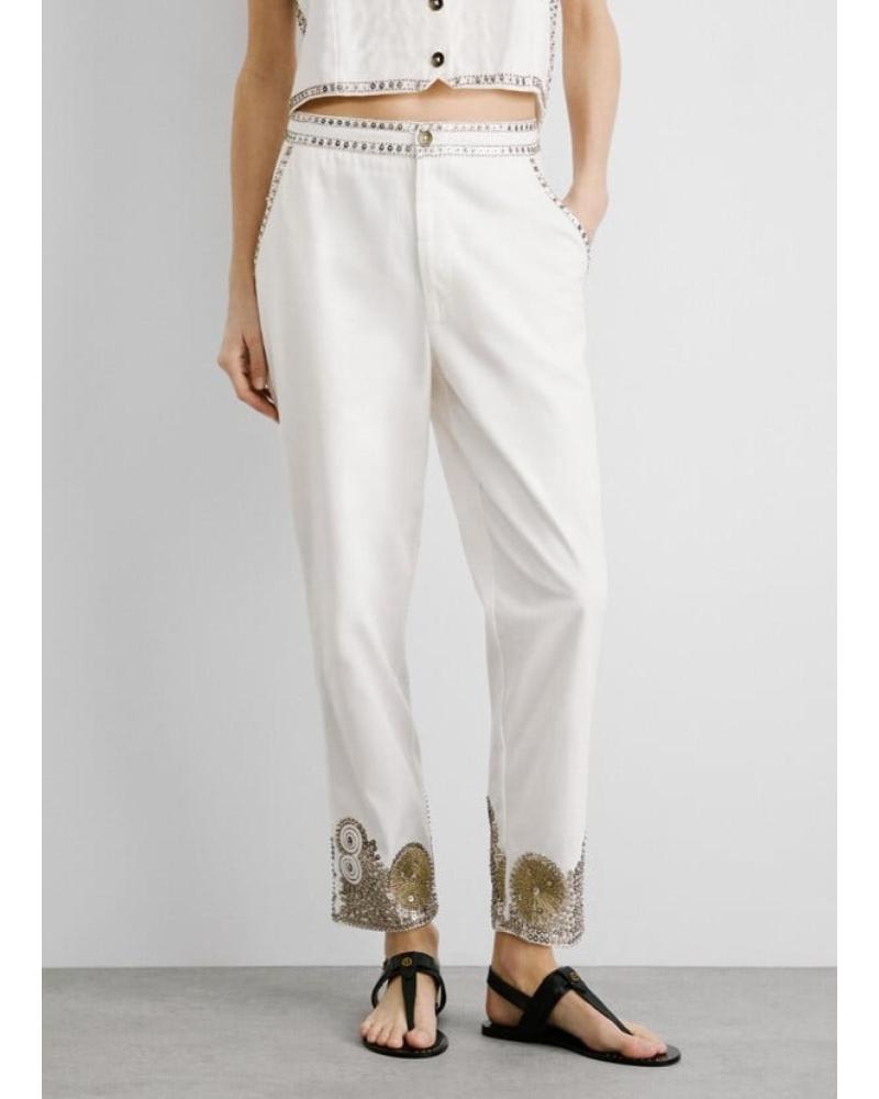 PANTALÓN PEPE JEANS PL211835 DE MUJER - BLANCO BLANCO