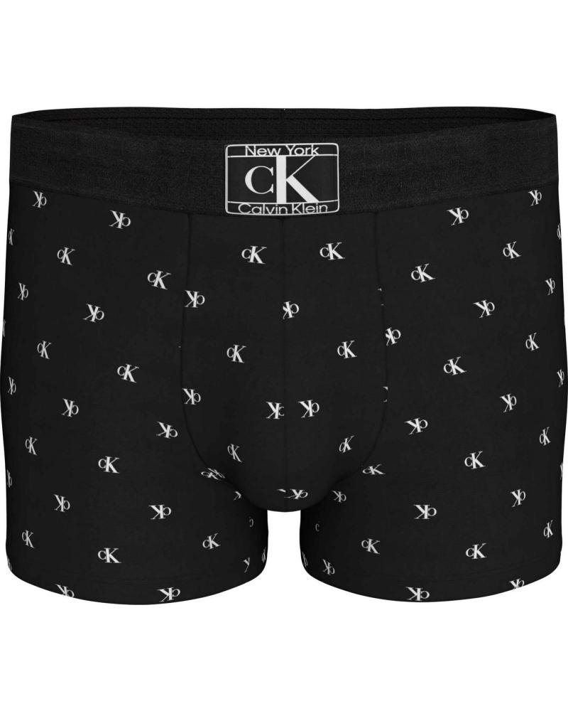 CALVIN KLEIN BÓXER AJUSTADO NB4115APCS NEGRO CON LOGO ESTAMPADO NEGRO