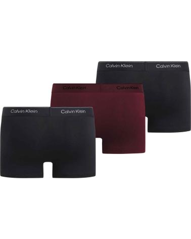 CALVIN KLEIN PACK 3 BÓXERS NB4078AQVV MULTICOLOR NEGRO
