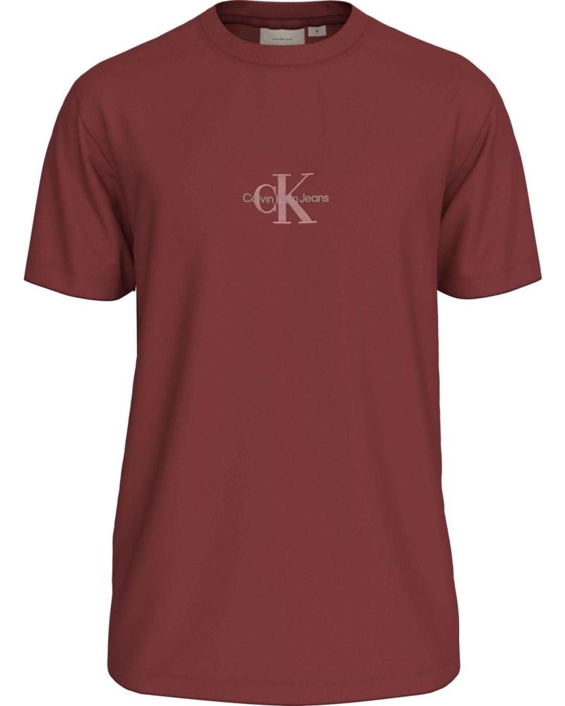 CALVIN KLEIN T-SHIRT J30J325649 GRANATROT VARIOS COLORES