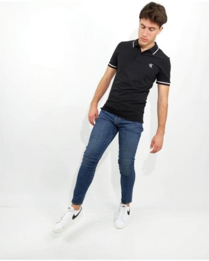 CALVIN KLEIN J30J315603 POLO SHIRT BLACK NEGRO