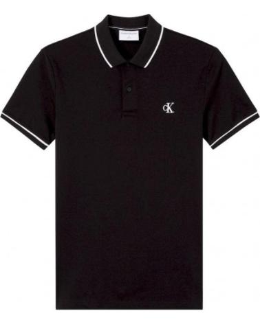 CALVIN KLEIN J30J315603 POLO SHIRT BLACK NEGRO