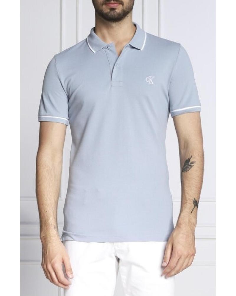 POLO CALVIN KLEIN J30J315603 AZZURRO CHIARO AZUL