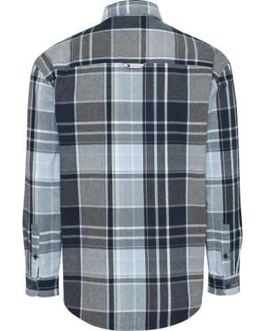 TOMMY HILFIGER KARIERTES FREIZEIT-HEMD BLAU DM0DM20597 AZUL