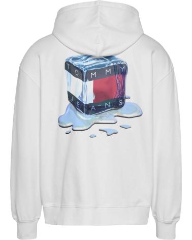MOLETOM COM CAPUZ TOMMY HILFIGER DM0DM20500 BRANCO BLANCO