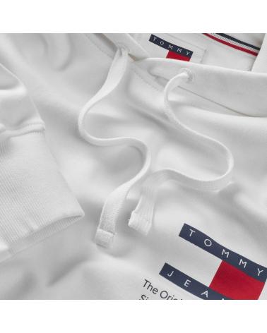 MOLETOM COM CAPUZ TOMMY HILFIGER DM0DM20500 BRANCO BLANCO