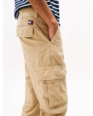 TOMMY HILFIGER MEN'S CARGO PANTS DM0DM20284 BEIGE BEIGE