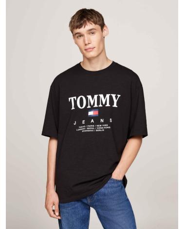 TOMMY HILFIGER CAMISETA DM0DM20080 NEGRA NEGRO