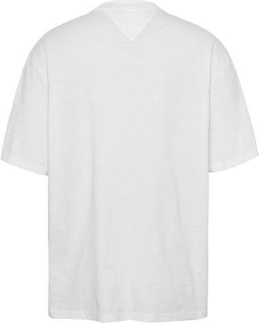 CAMISETA TOMMY HILFIGER DM0DM20080 BLANCA CON LOGO TOMMY JEANS BLANCO