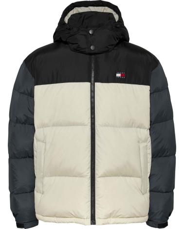 DOUDOUNE TOMMY HILFIGER DM0DM19639 COLOR BLOCK BEIGE / NOIR BEIGE