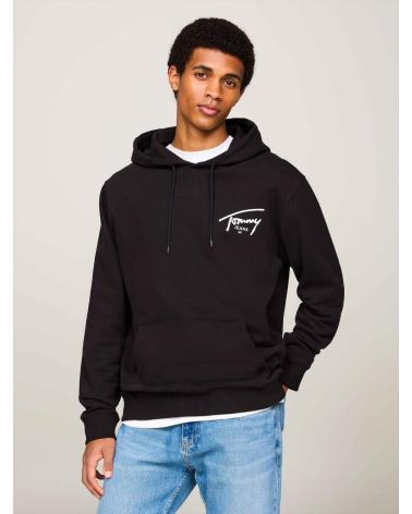 TOMMY HILFIGER SUDADERA CON CAPUCHA EN PARA HOMBRE NEGRO