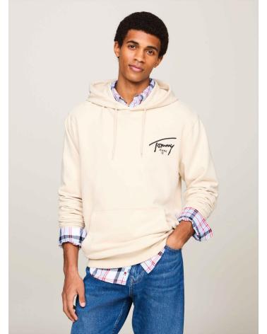 MOLETOM COM CAPUZ TOMMY HILFIGER DM0DM19229 BEGE BEIGE