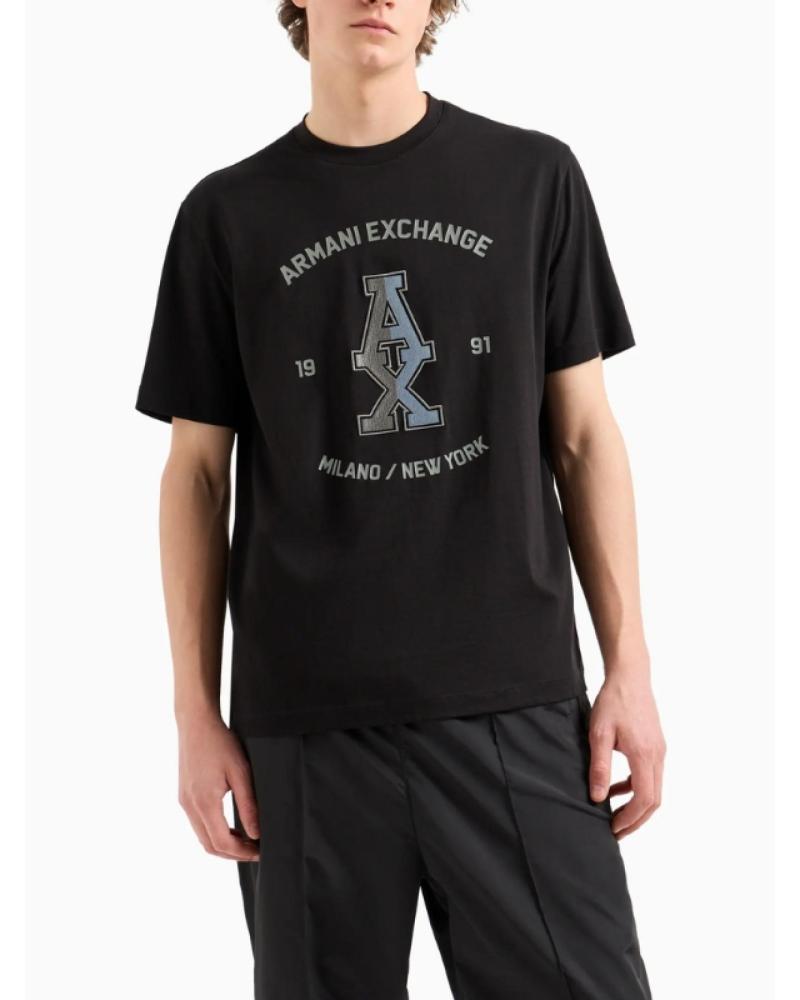 ARMANI EXCHANGE AX T-SHIRT UOMO 6DZTLRZJLFZ GRIGIO GRIS