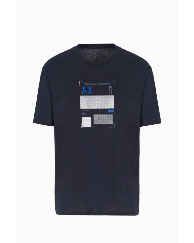 ARMANI EXCHANGE AX CAMISETAS DE CHICO 6DZTJSZJA5Z AZUL