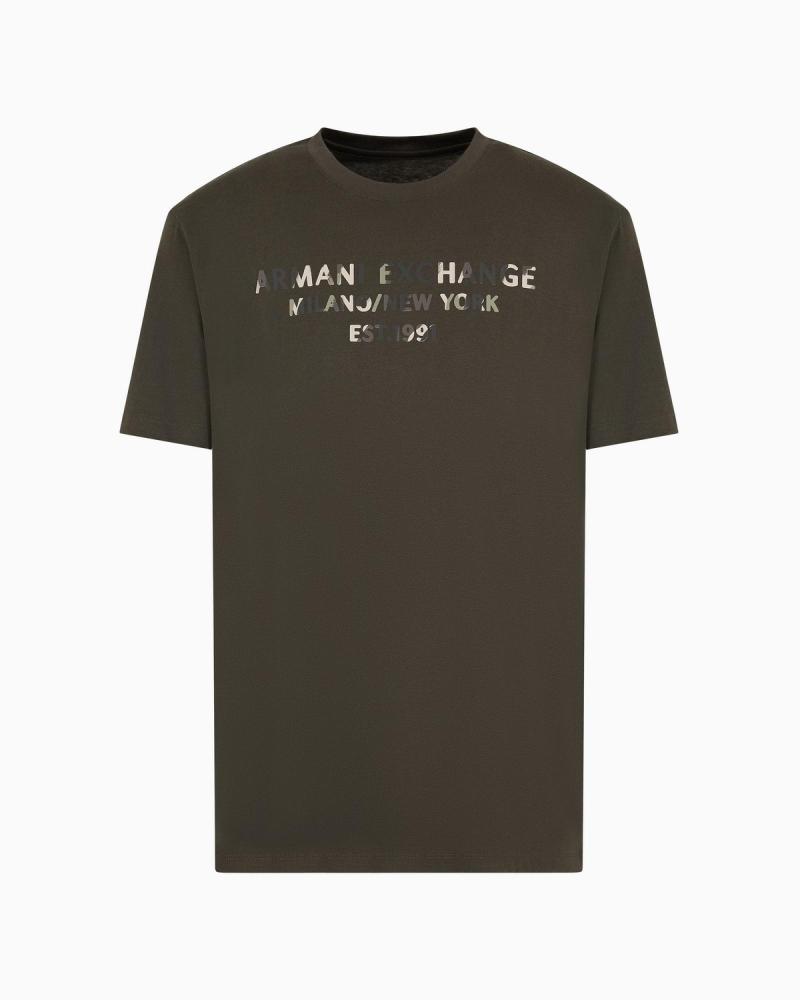 ARMANI EXCHANGE AX CAMISETAS DE CHICO 6DZTH5ZJ9JZ GRIS