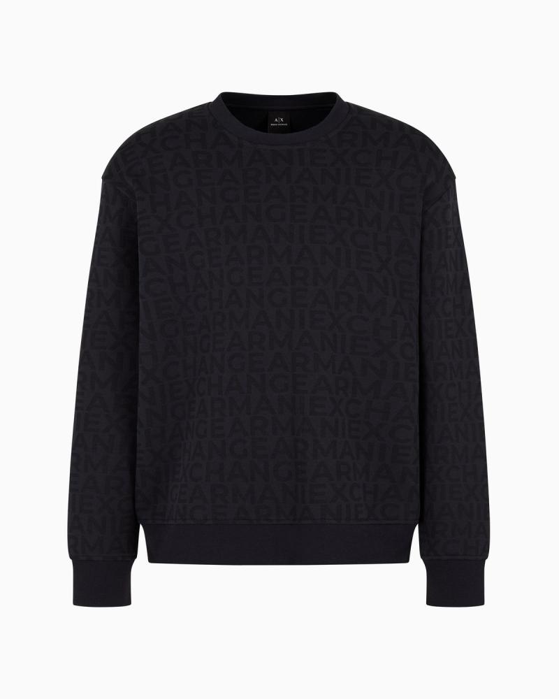 ARMANI EXCHANGE AX SUDADERAS DE CHICO 6DZMJKZJZGZ AZUL