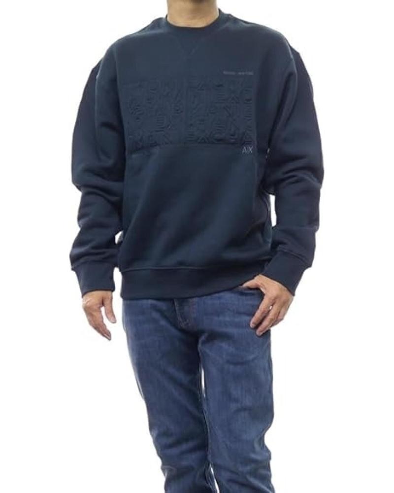 ARMANI EXCHANGE AX SUDADERAS DE CHICO 6DZMAAZJKAZ AZUL