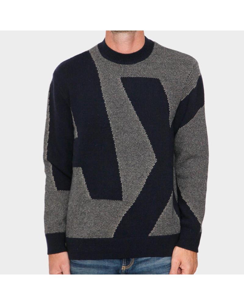 ARMANI EXCHANGE AX JERSEYS DE CHICO 6DZM2XZM4MZ AZUL