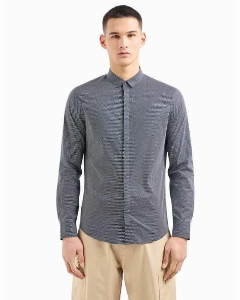 ARMANI EXCHANGE AX CAMISAS DE CHICO 6DZC25ZNEAZ AZUL