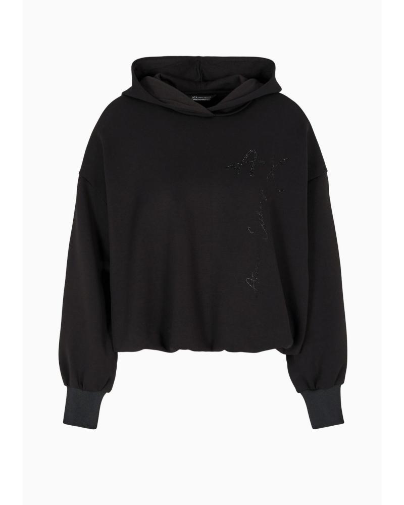 ARMANI EXCHANGE AX SUDADERAS DE CHICA 6DYM84YJEZZ NEGRO