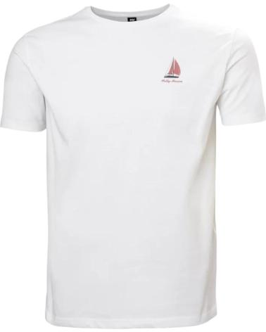 HELLY HANSEN 54061- CAMISETAS DE CHICO BLANCO