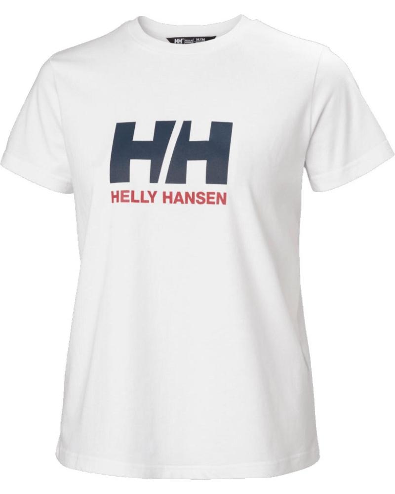 T-SHIRT HELLY HANSEN 34465 BRANCA PARA MULHER BLANCO
