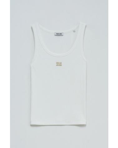 SALSA CAMISETAS DE CHICA 21010449 BLANCO